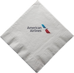 Luncheon Napkin 3 Ply 1/4 Fold White Digital Print 2