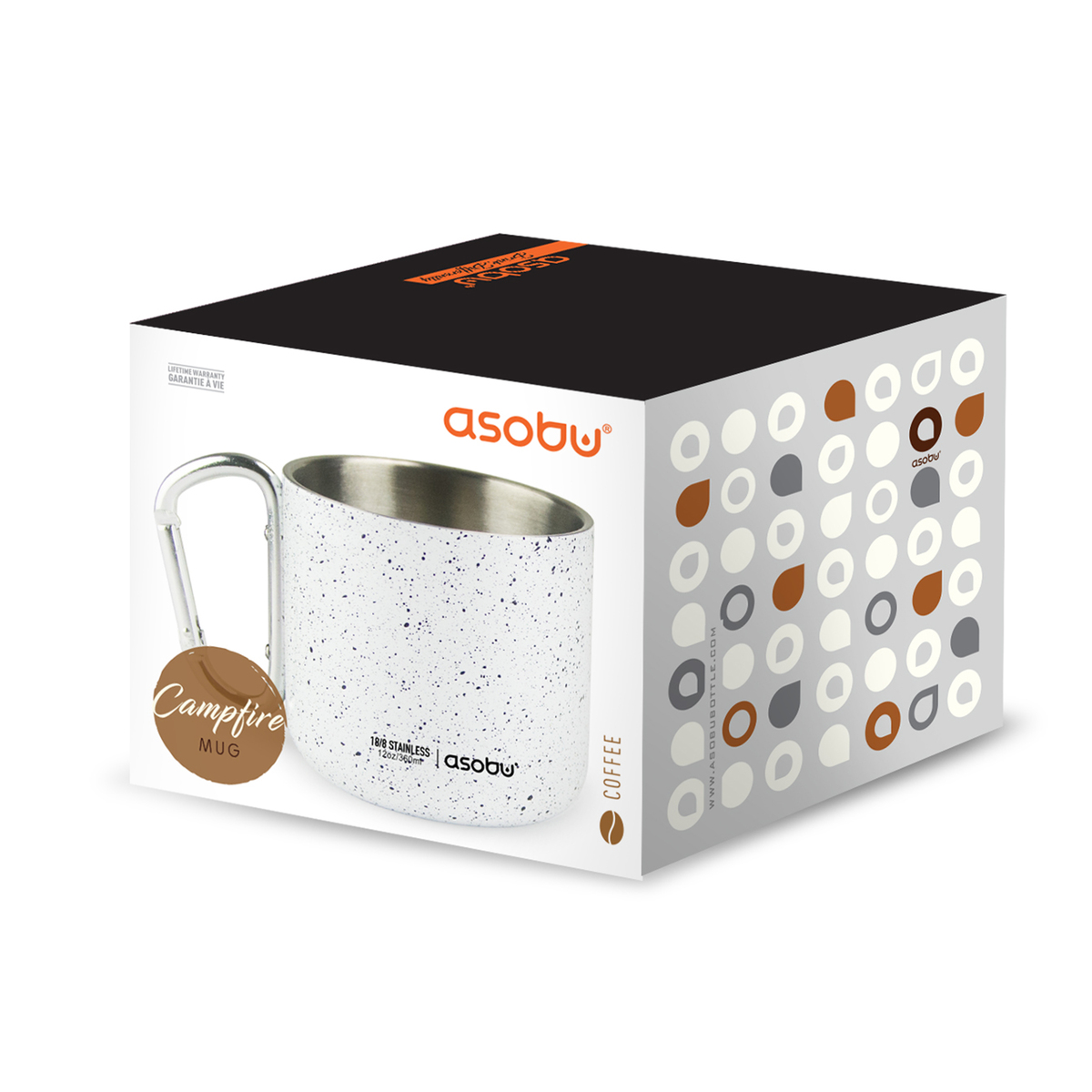 Asobu 12 Oz. Campfire Double Wall Stainless Steel Mug 15