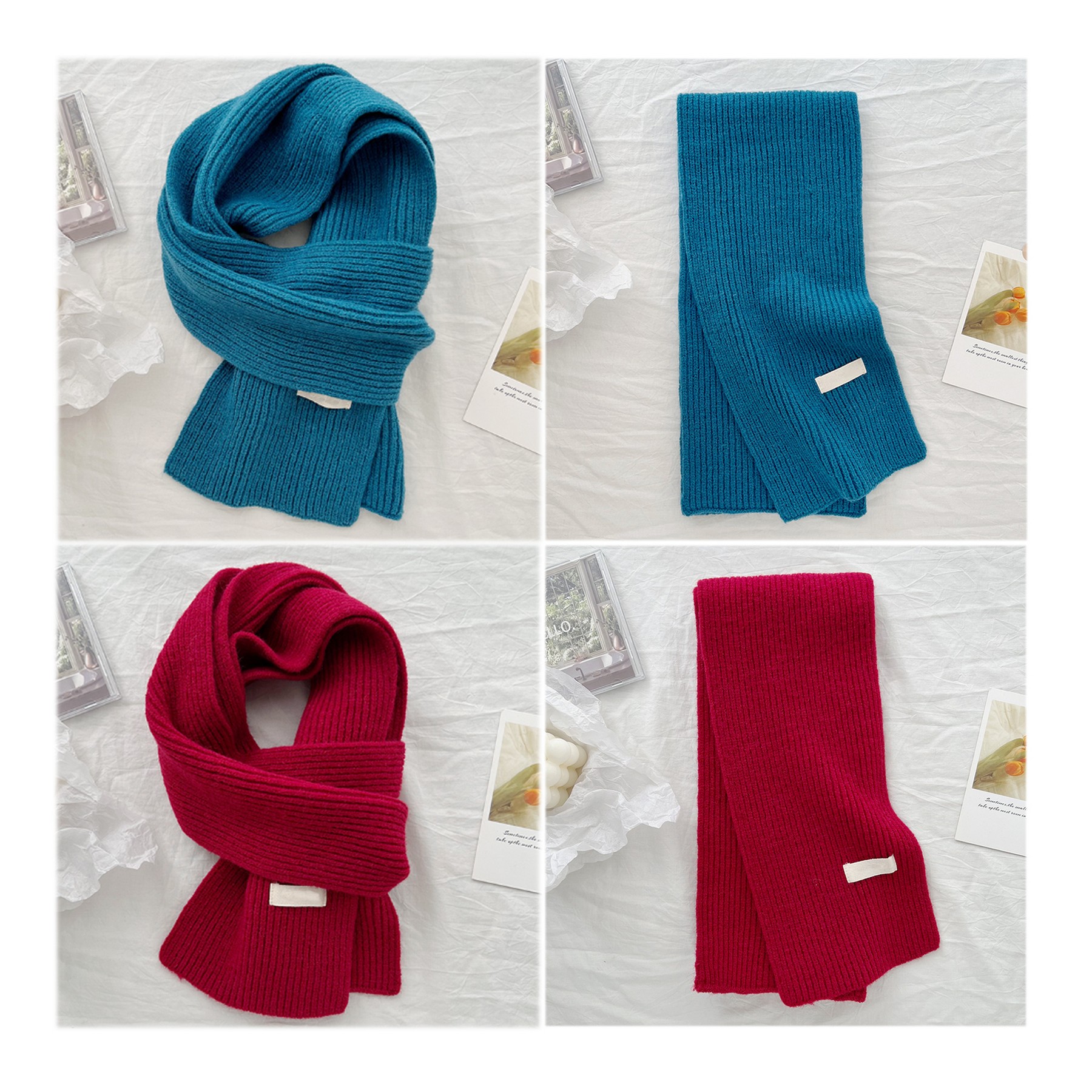 Warm Thick Scarf Long Large 4