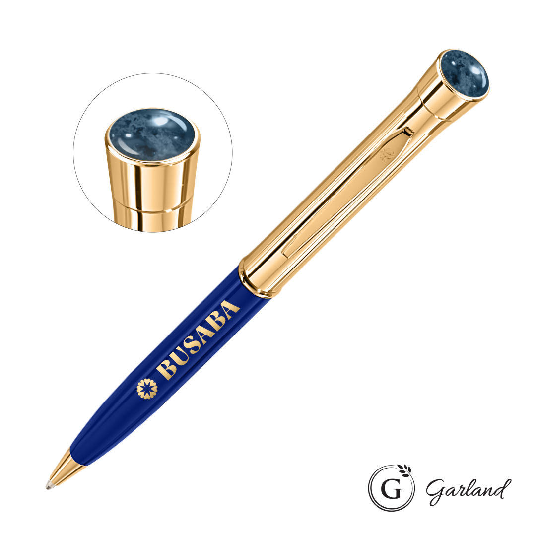 Garland® Monogram Aura Twist Ballpoint Pen - Gold 9