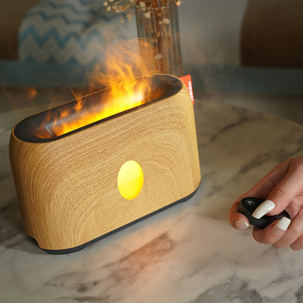 Flame Humidifier Essential Oil Diffuser 7