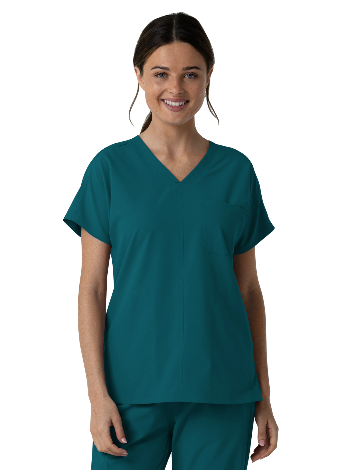 Wink - Nurtur - Women's Three-Pocket Drop Shoulder Tunic Scrub Top 12