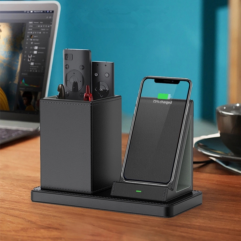 Wireless Charging 2 In 1 Charger Desktop Organizer Pen Holde 3