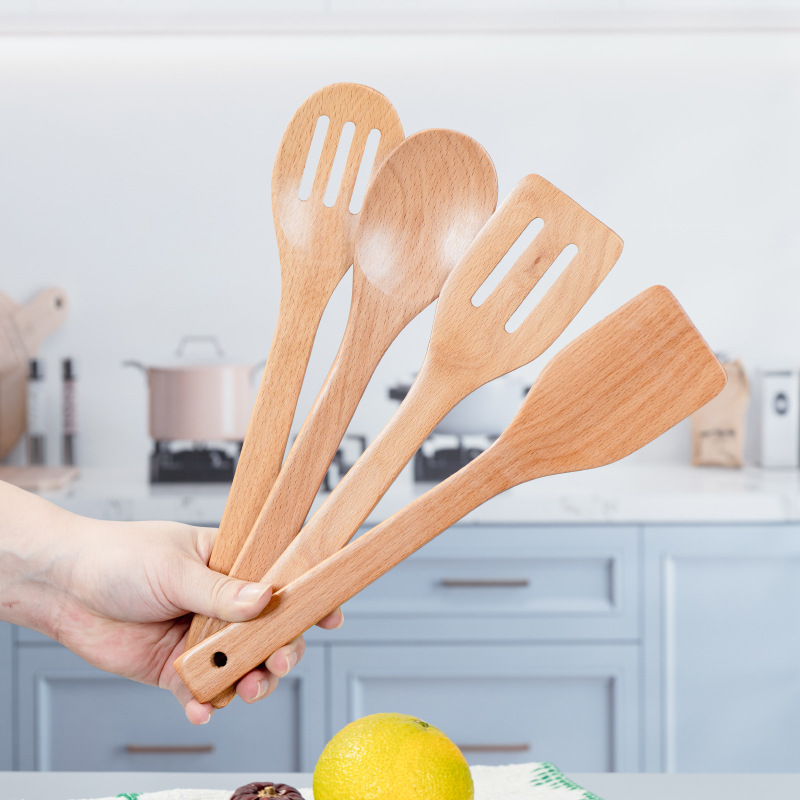 Wood 5-Piece Cooking Utensil Set 2