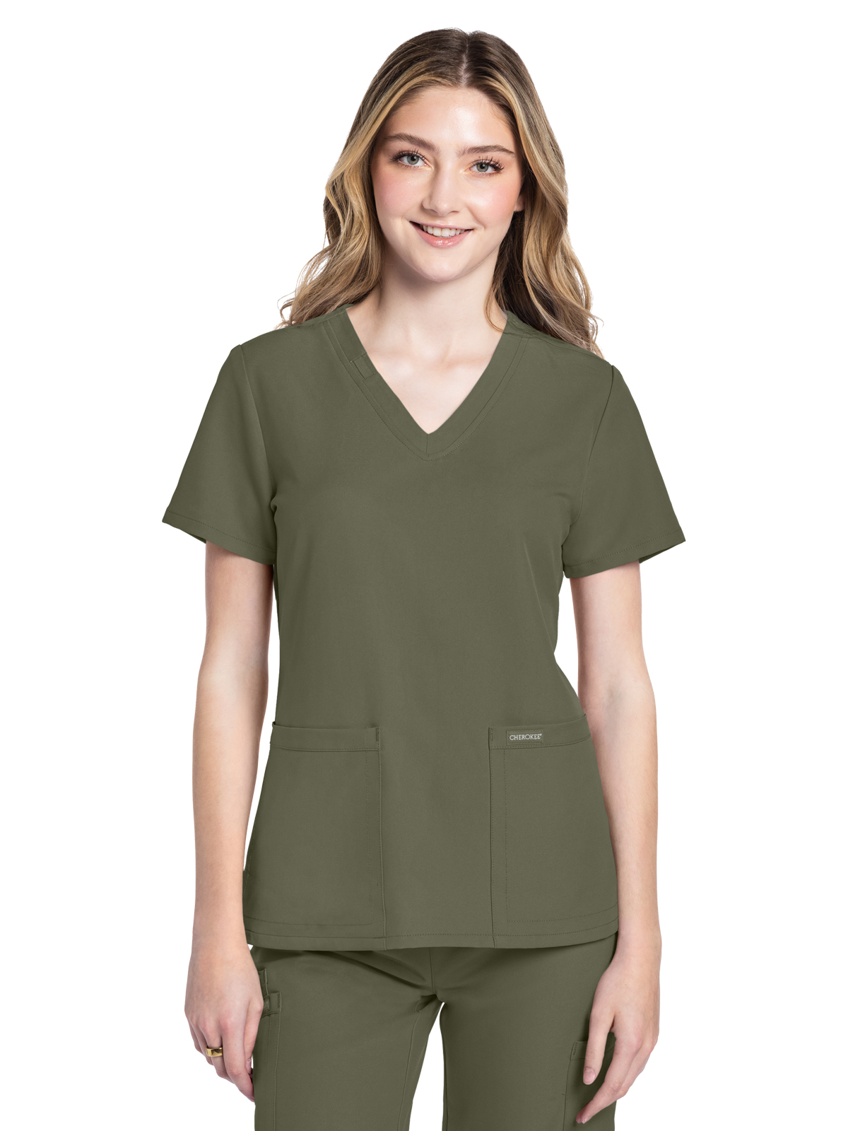 Cherokee - WW Originals Ultra - Women's 2-Pocket V-Neck Top 26