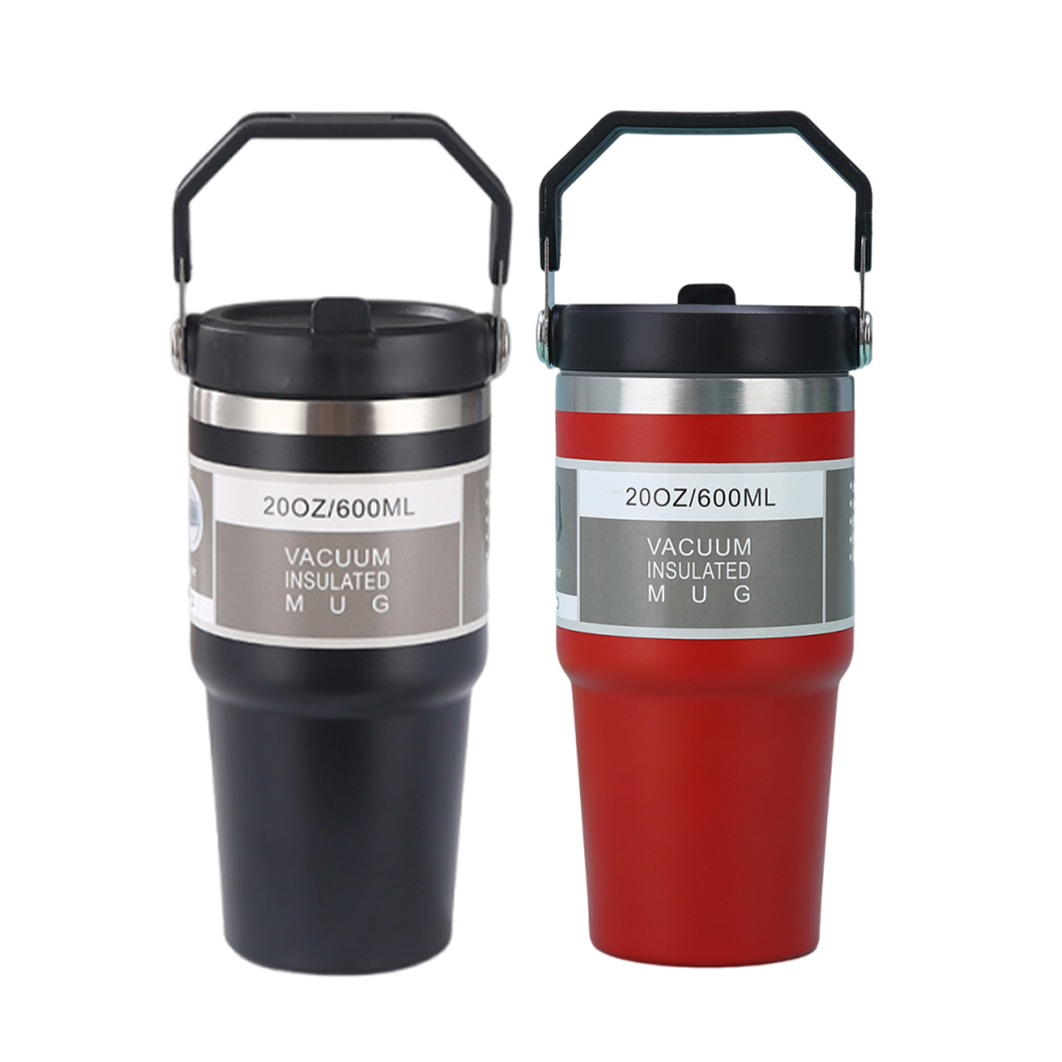 Double-Wall Insulated Thermal Tumbler with Handle, 20 oz. 10