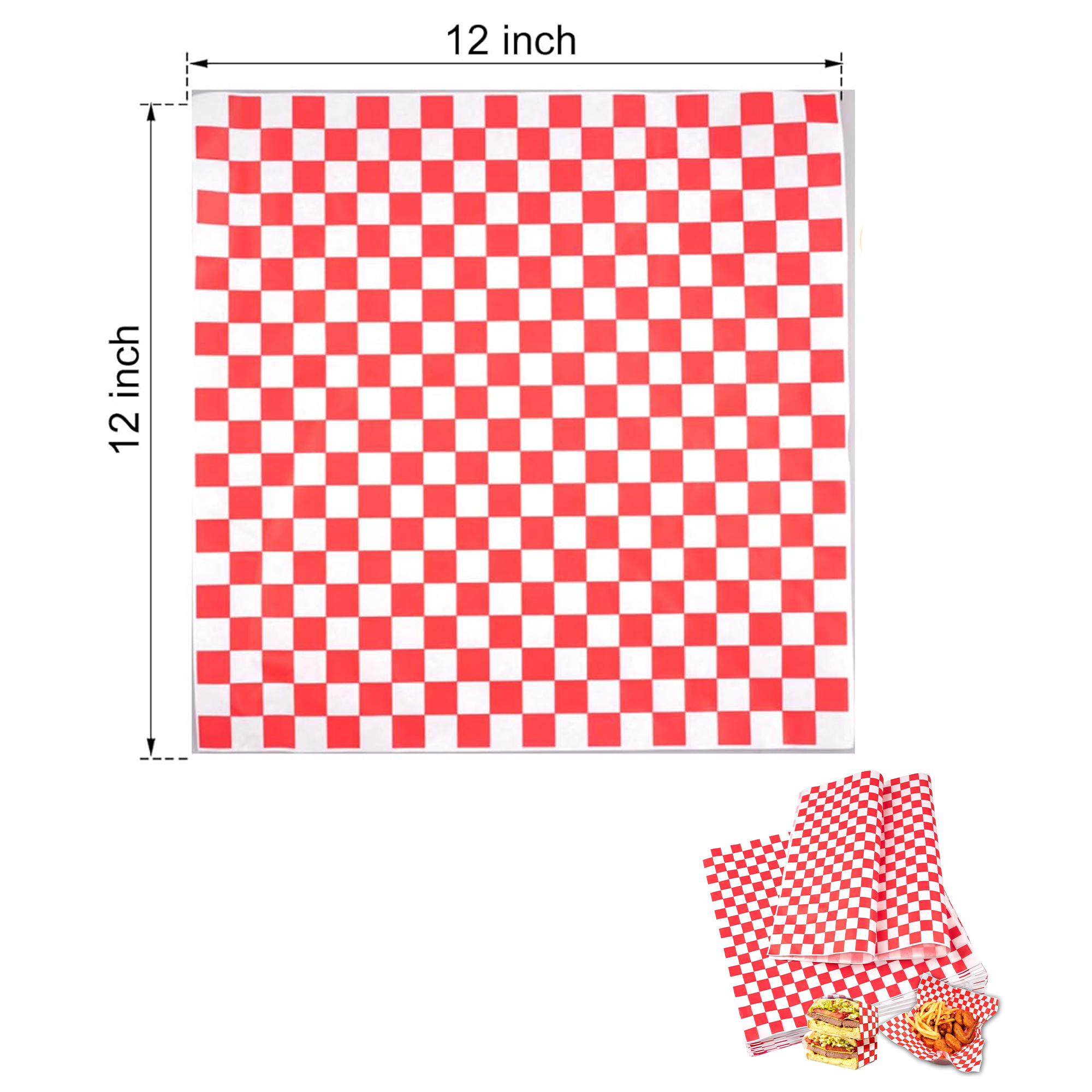 12" Food Wrapping Paper MOQ 1000 3