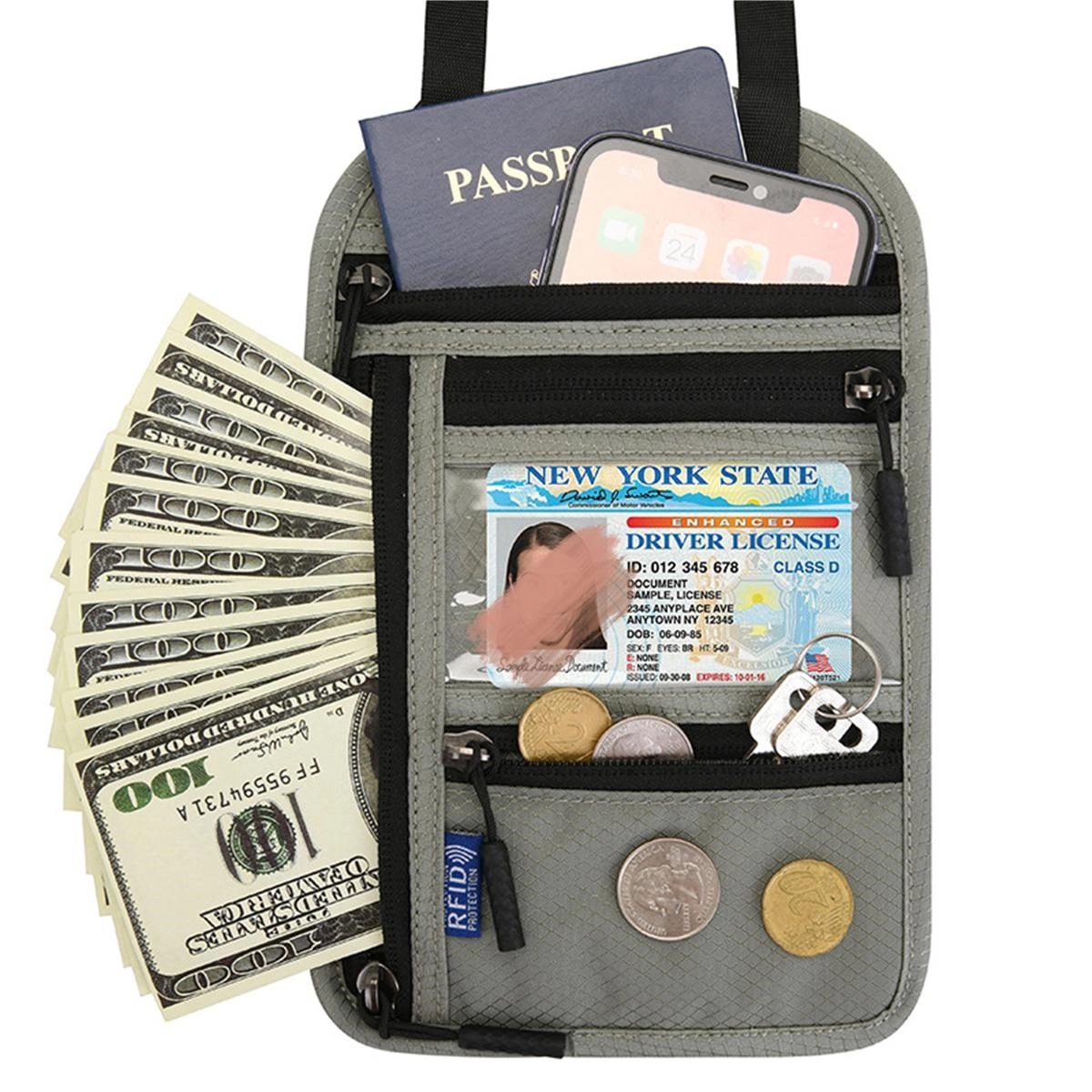 Neck Wallet Passport Holder 2