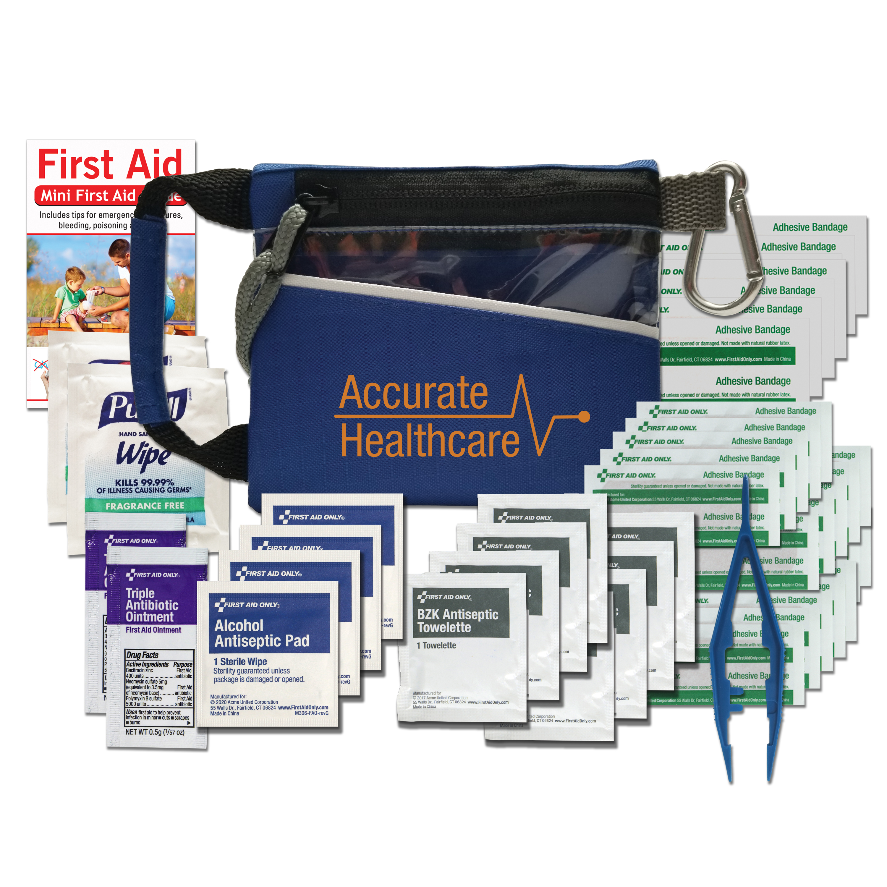 Go Safe-60 pcs First Aid Kit 12