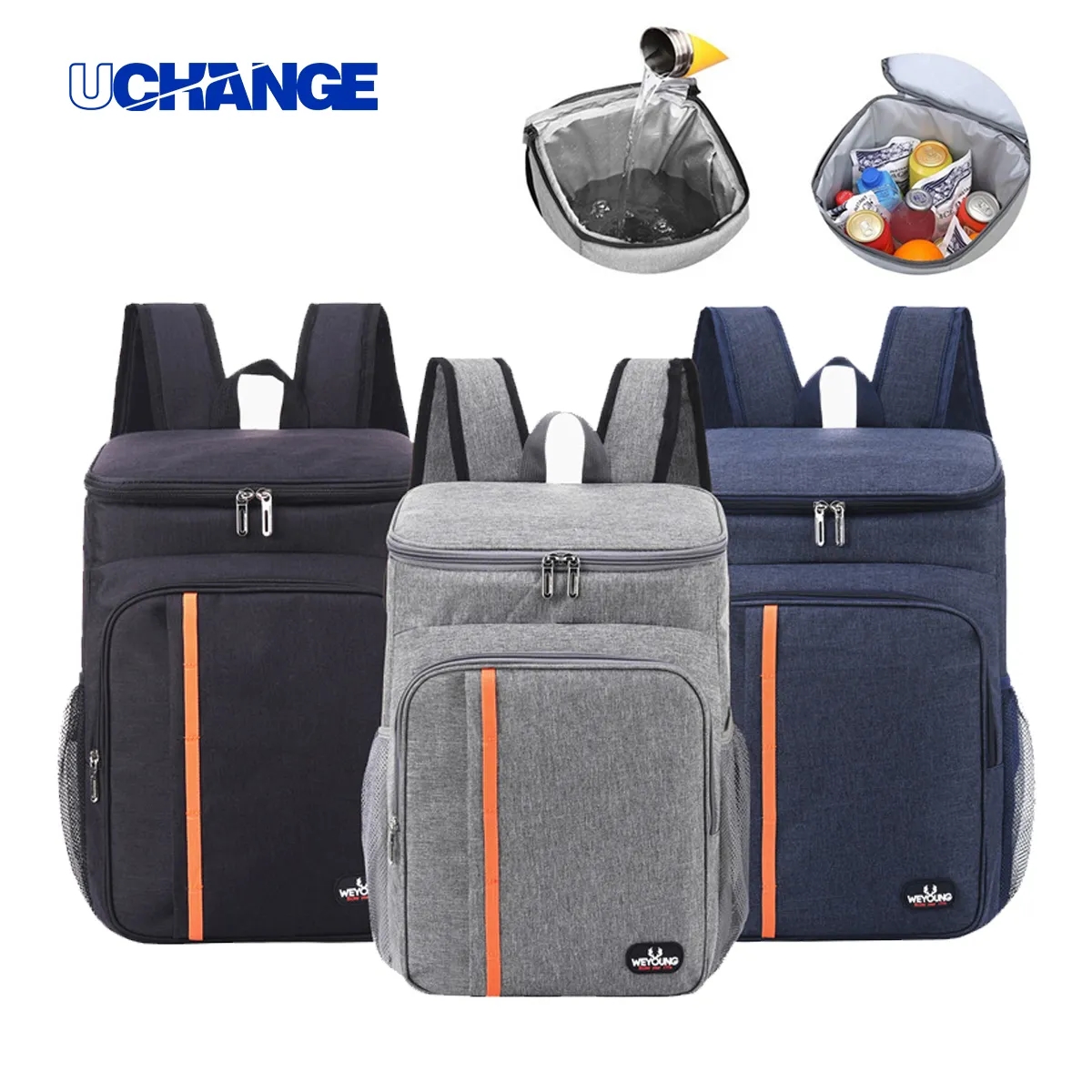 24L Insulated Cooler Backpack With Leakproof Liner Pockets 7