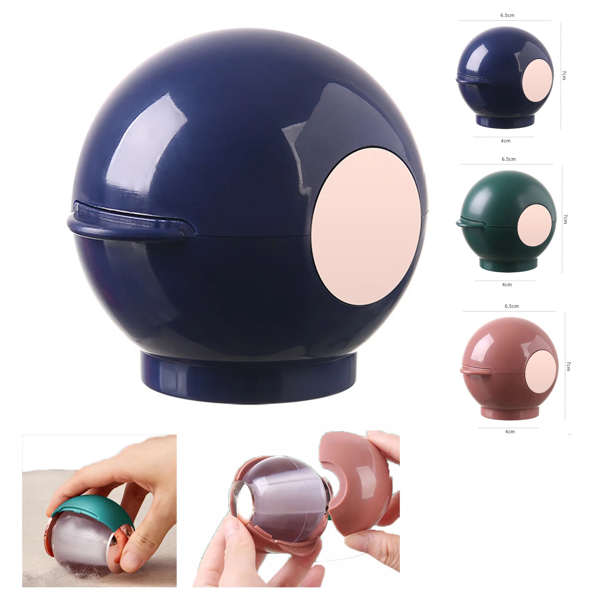 Ball-shaped Pet Hair Cleaner 5
