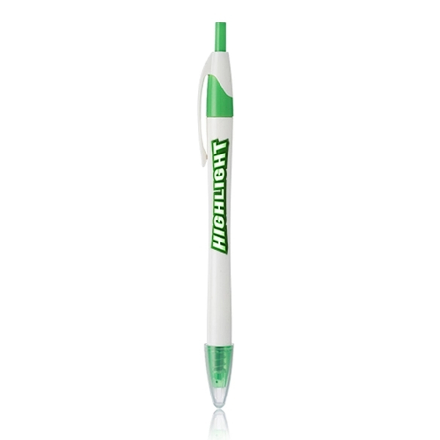 Plastic Retractable Dry Gel Highlighter Pens