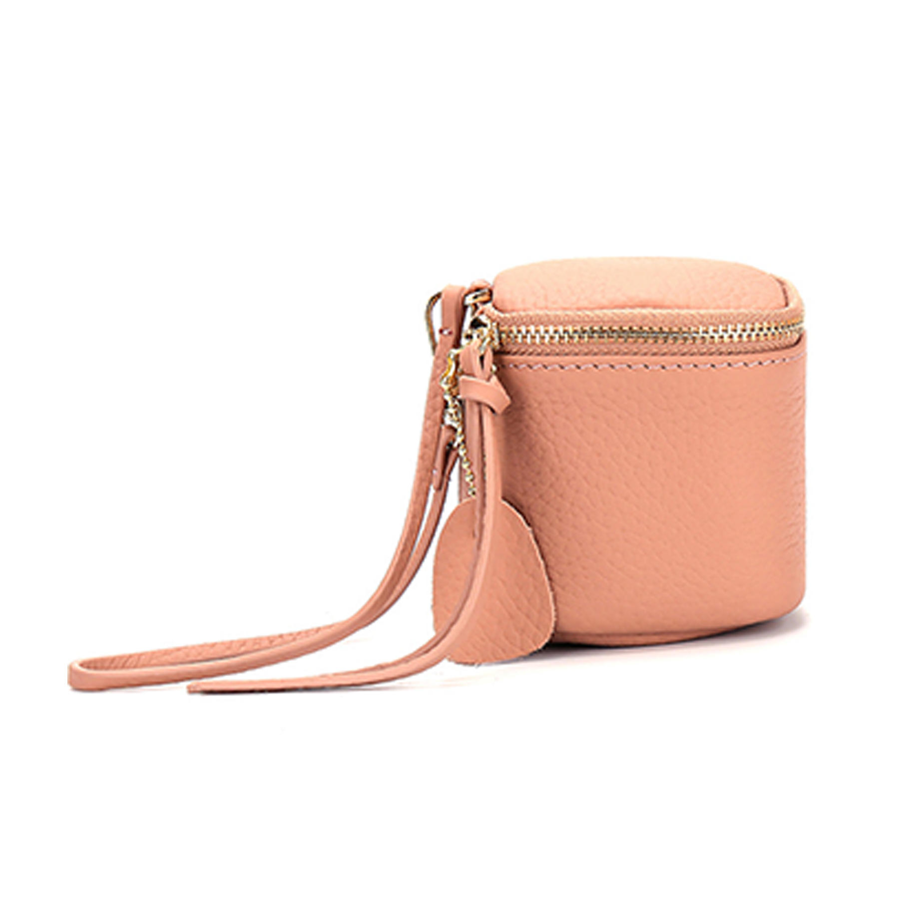 Genuine leather women's mini carrying coin bag 4