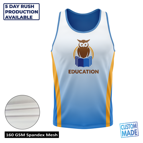 Unisex & Kids' Sublimation Mesh Sleeveless T-Shirt - Economy 2