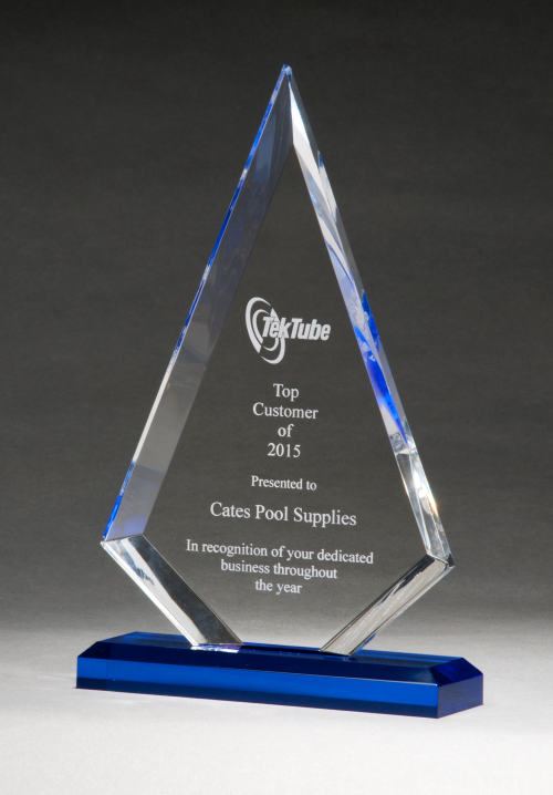 Arrow Series Award With Blue Highlights 2