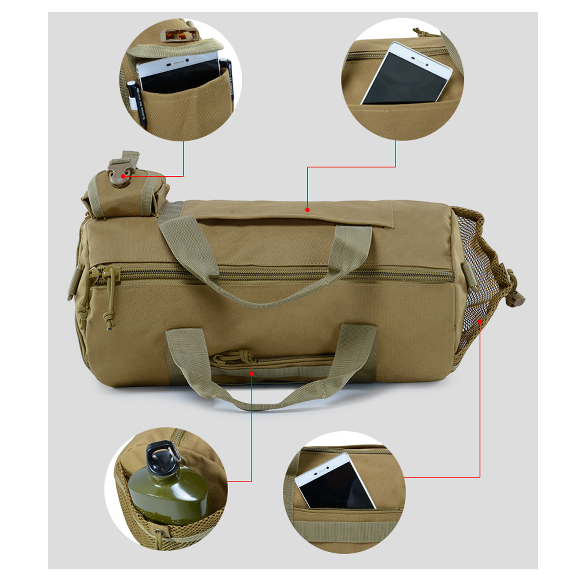 Crossbody Shoulder Bag for Travel and Hiking 2