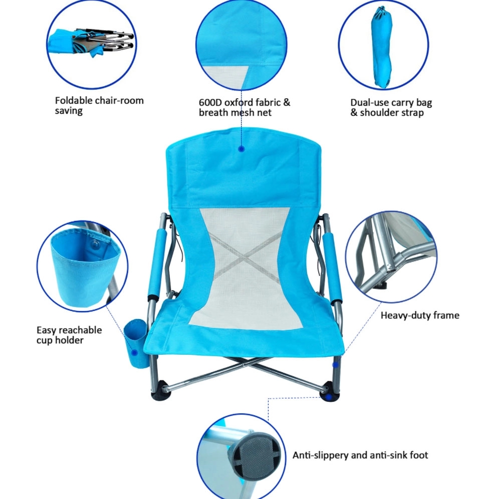 Low Beach Camping Folding Chair 4