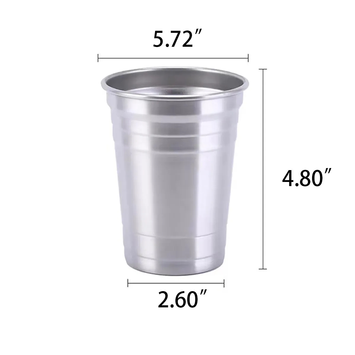 16 oz. Customized Cocktail Stackable Reusable Party Cup 5