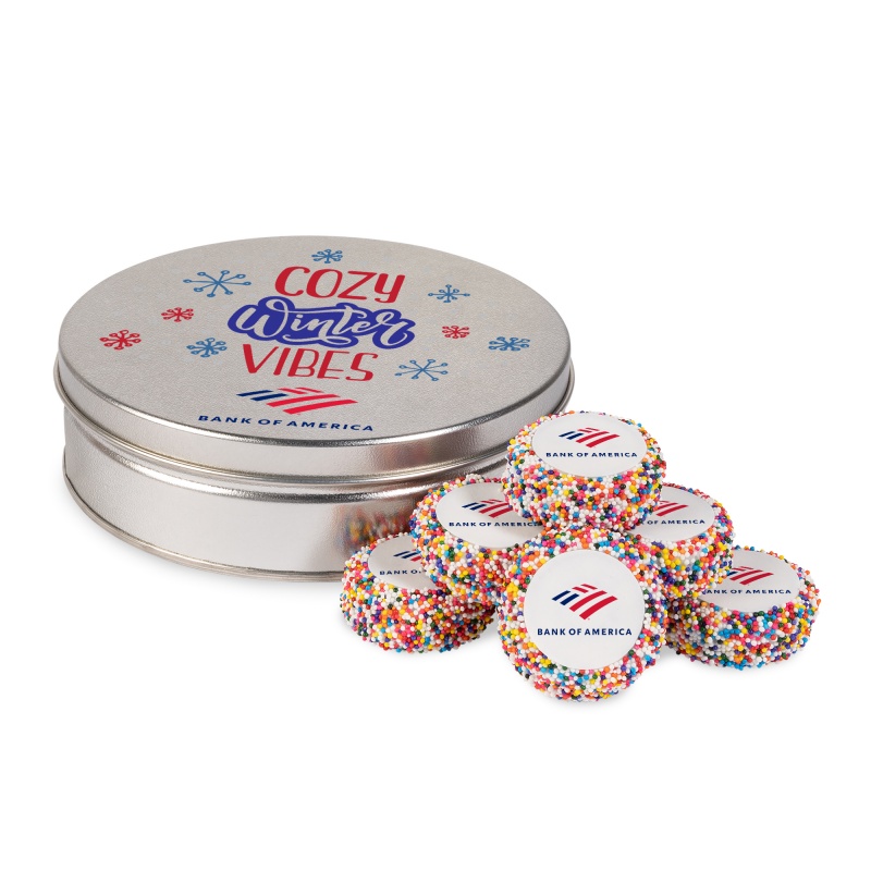 Custom Dipped Sandwich Cookies in Tin - 7pc 5