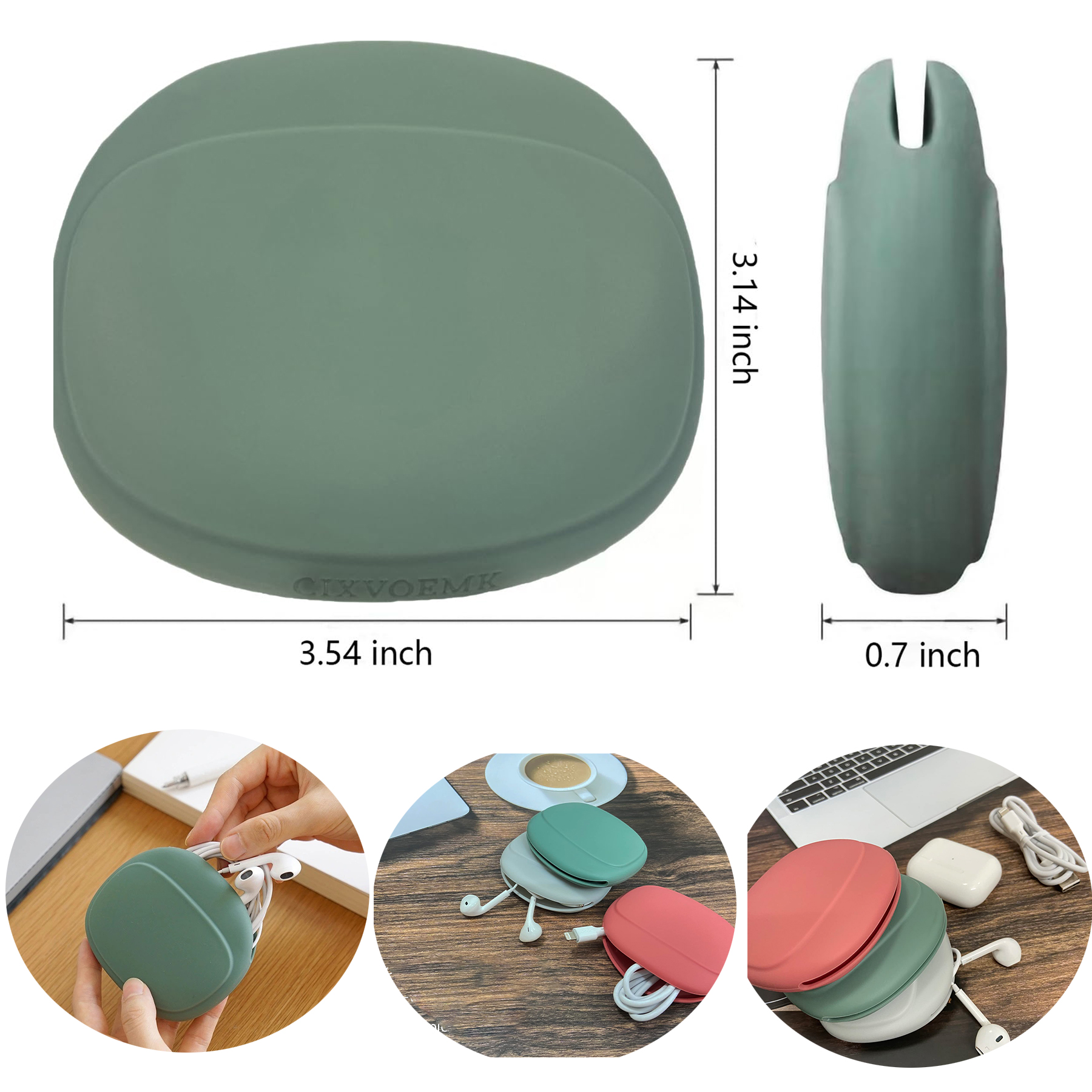 Silicone Headphone Organizer 2