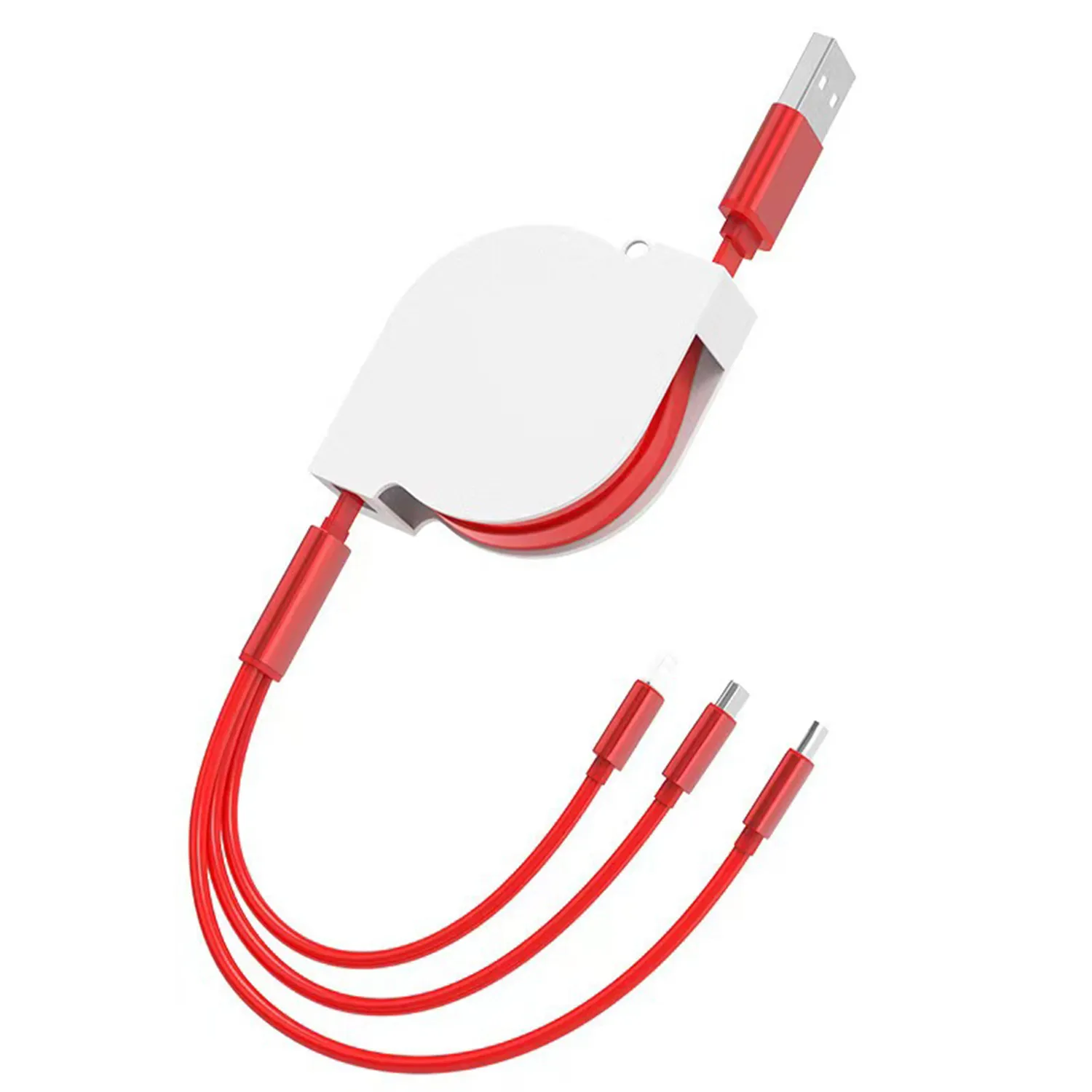 3-In-1 Lanyard Cell Phone Charging Cable W/Type-C Adapter 1