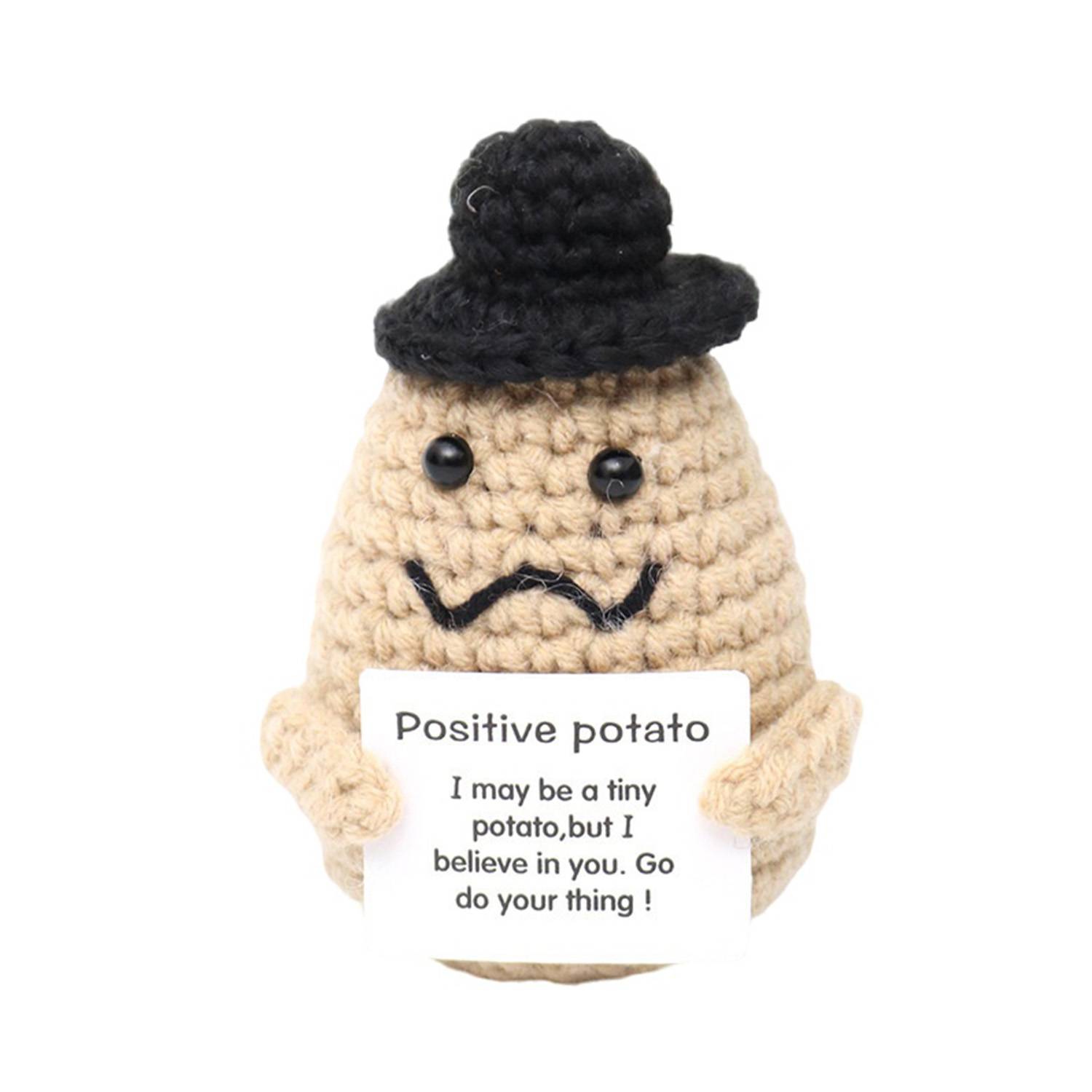 Mini Crochet Potato Cheer Up Doll Toy 6