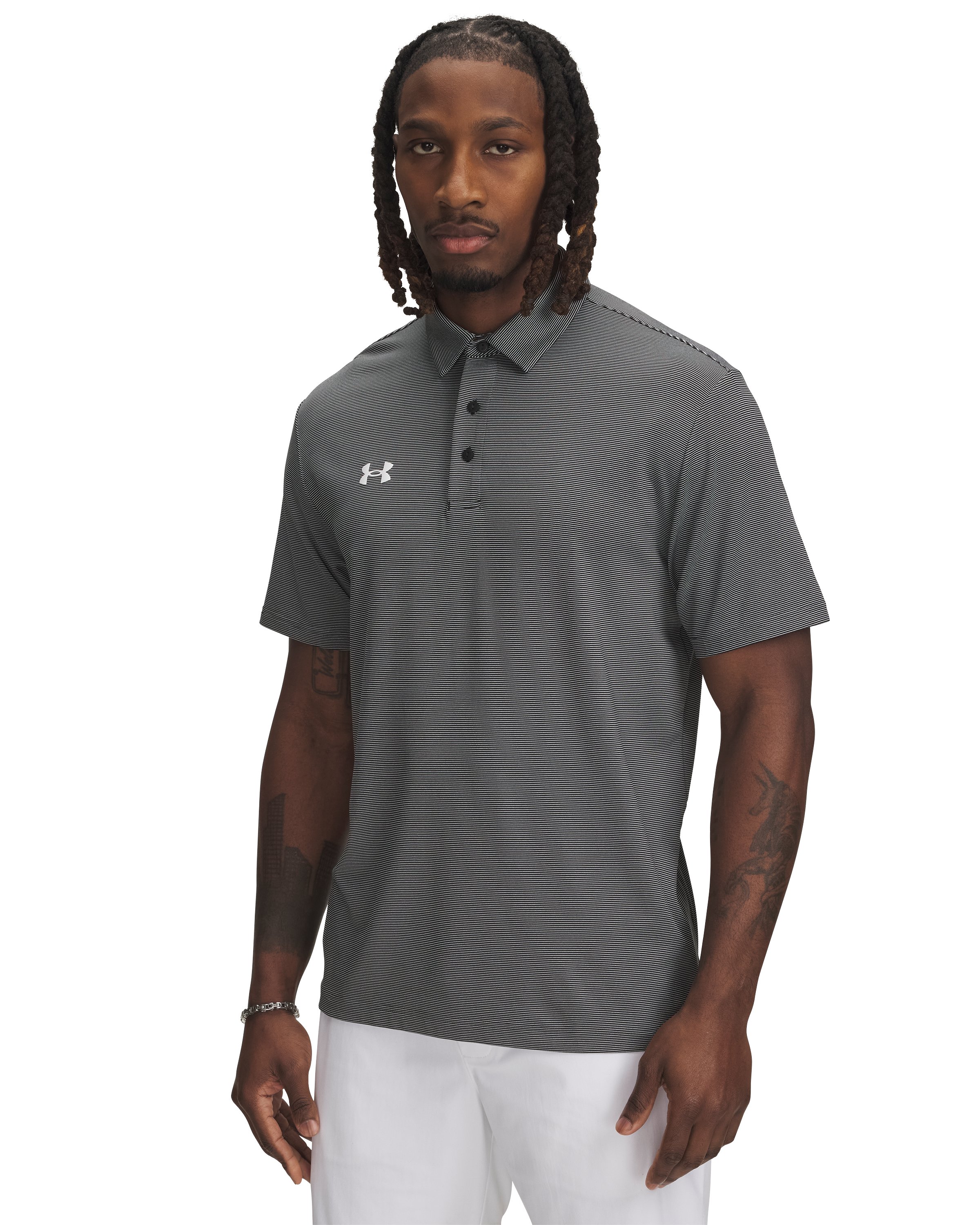 UA Playoff Team Stripe Men's Polo 13