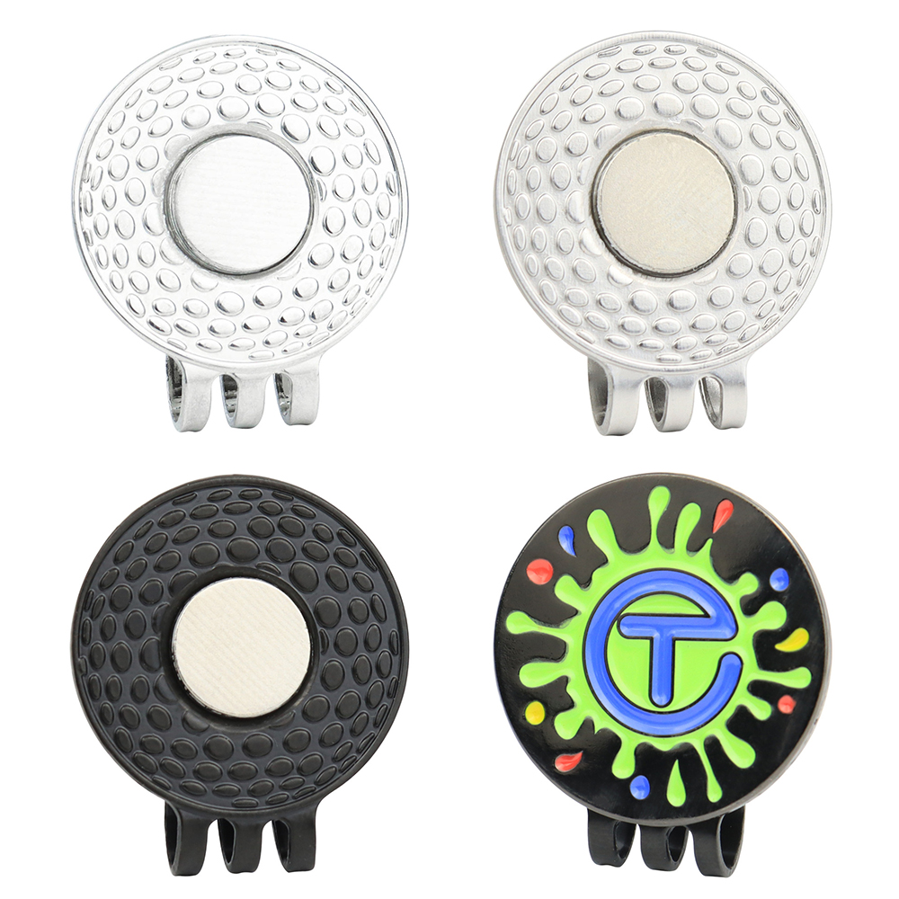 Golf hat clip with ball marker 1