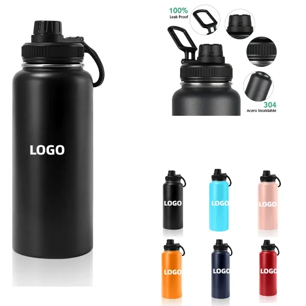 32 oz Insulated Water Bottle, custom water bottle with logo imprint 3