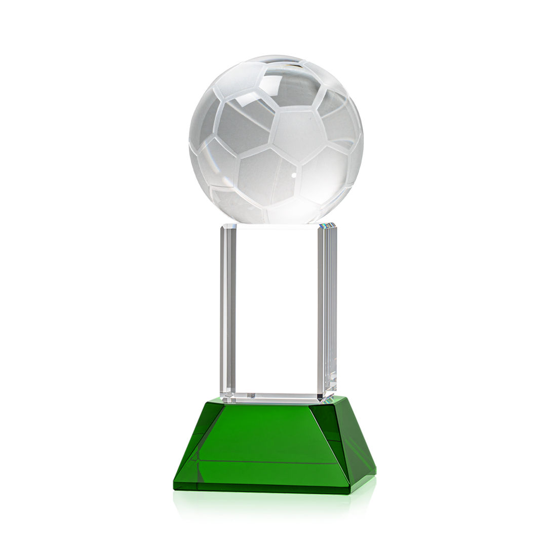Soccer Ball VividPrint™ Award on Stowe - Green 3
