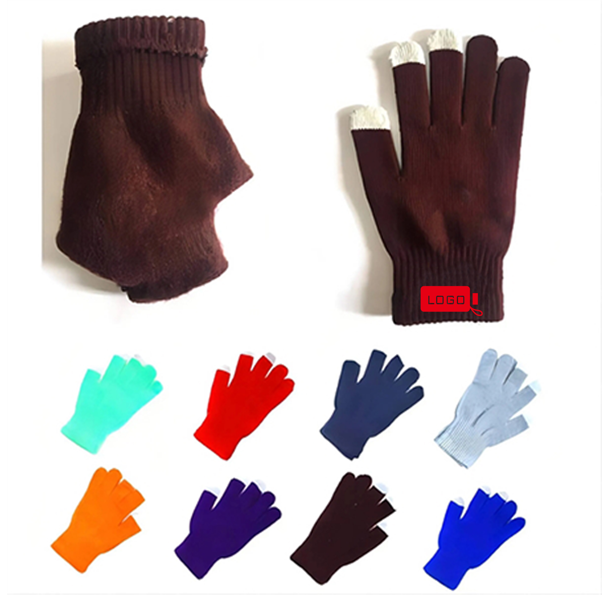 Warm Full Color Touchscreen Gloves 3