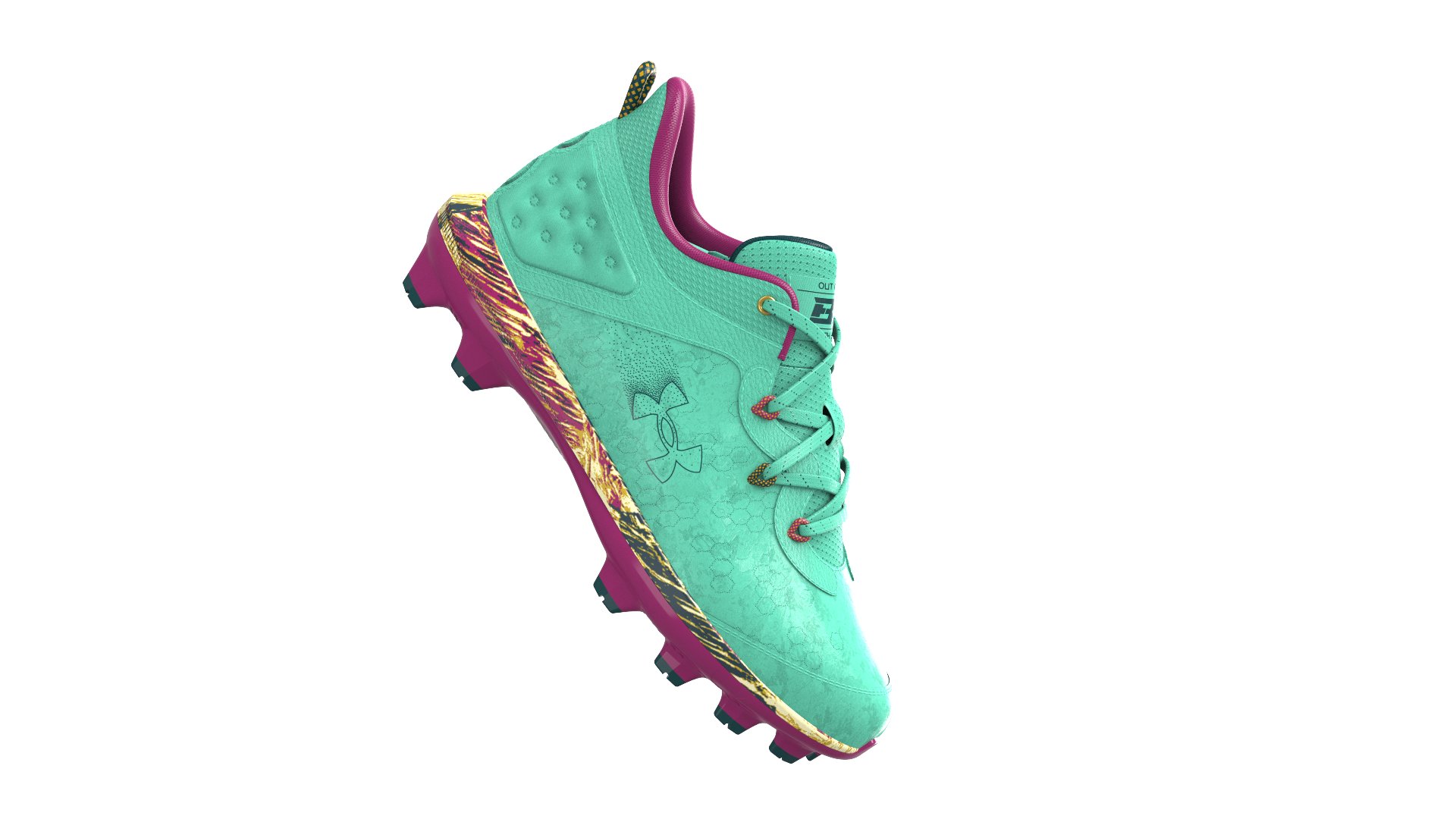 Boys' UA Harper 8 TPU Jr. Spring Baseball Cleats 2