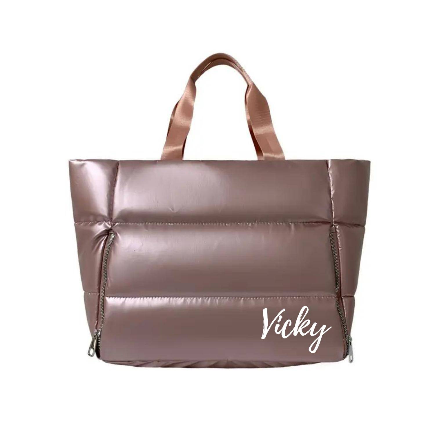 Down Cotton-Padded Ladies Crossbody Bag Female Tote