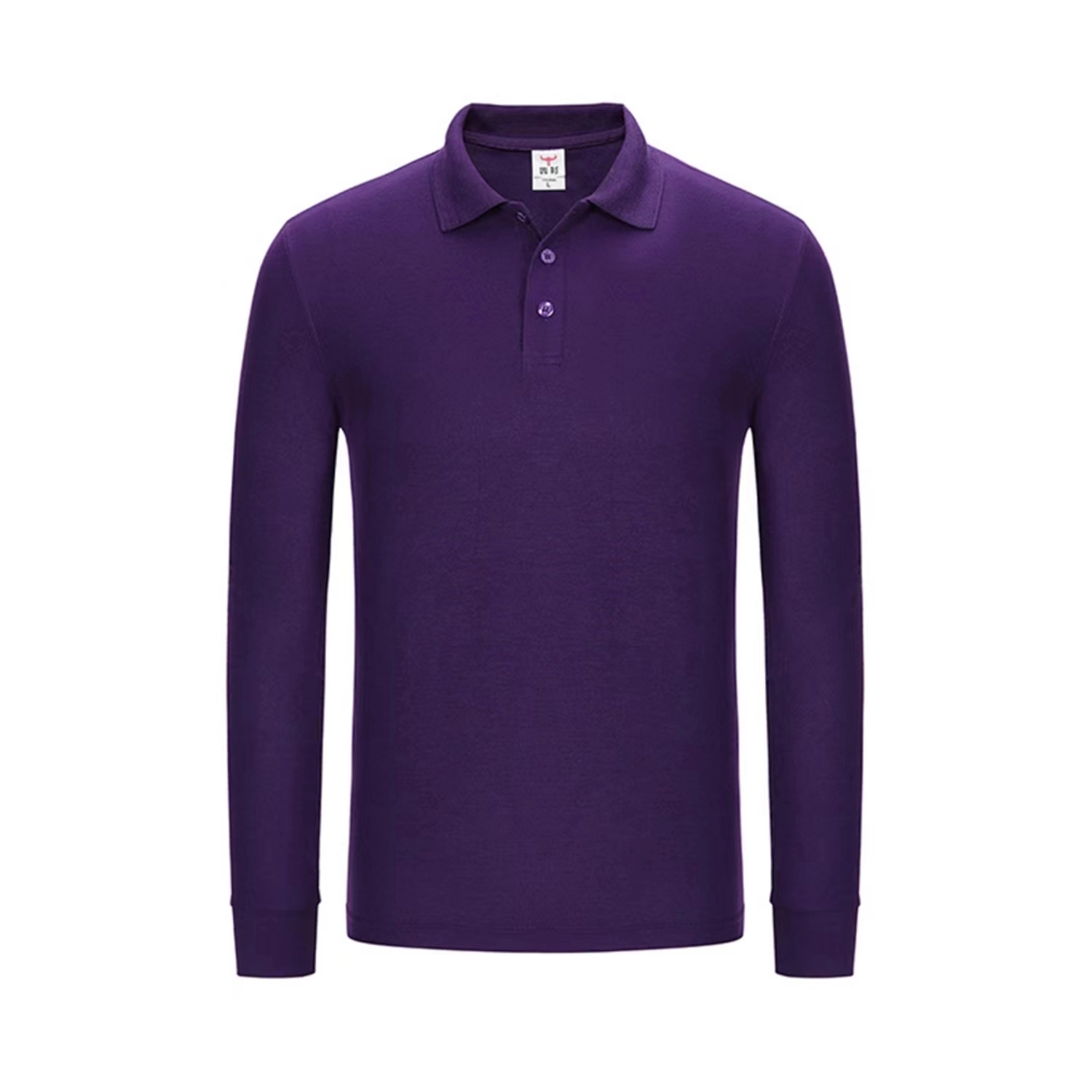 Ladies' Long-Sleeve Polo Shirts Sweatshirt Tops Work Clothes 3