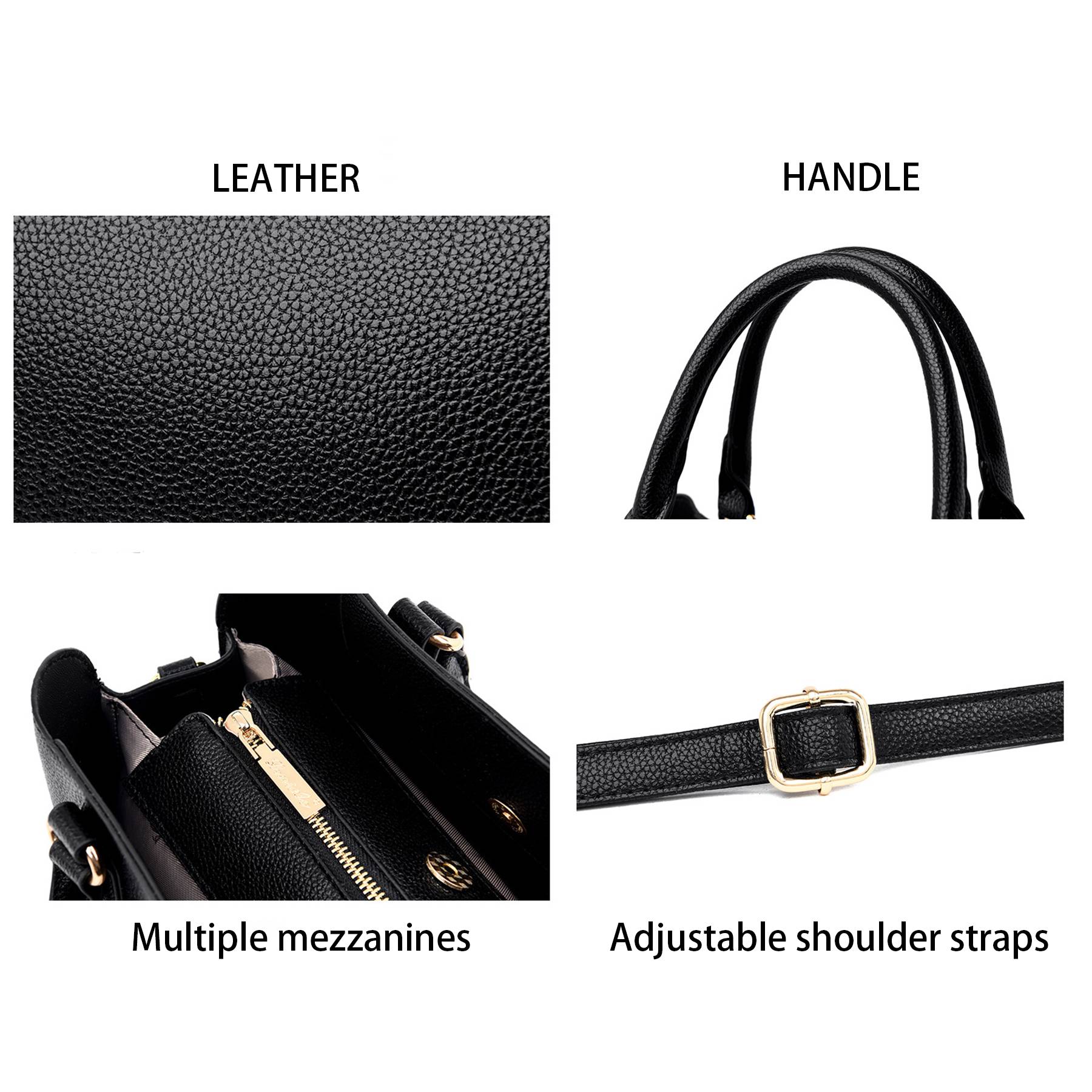 PU Satchel Bag And Simple Shoulder Handbag For Women 7