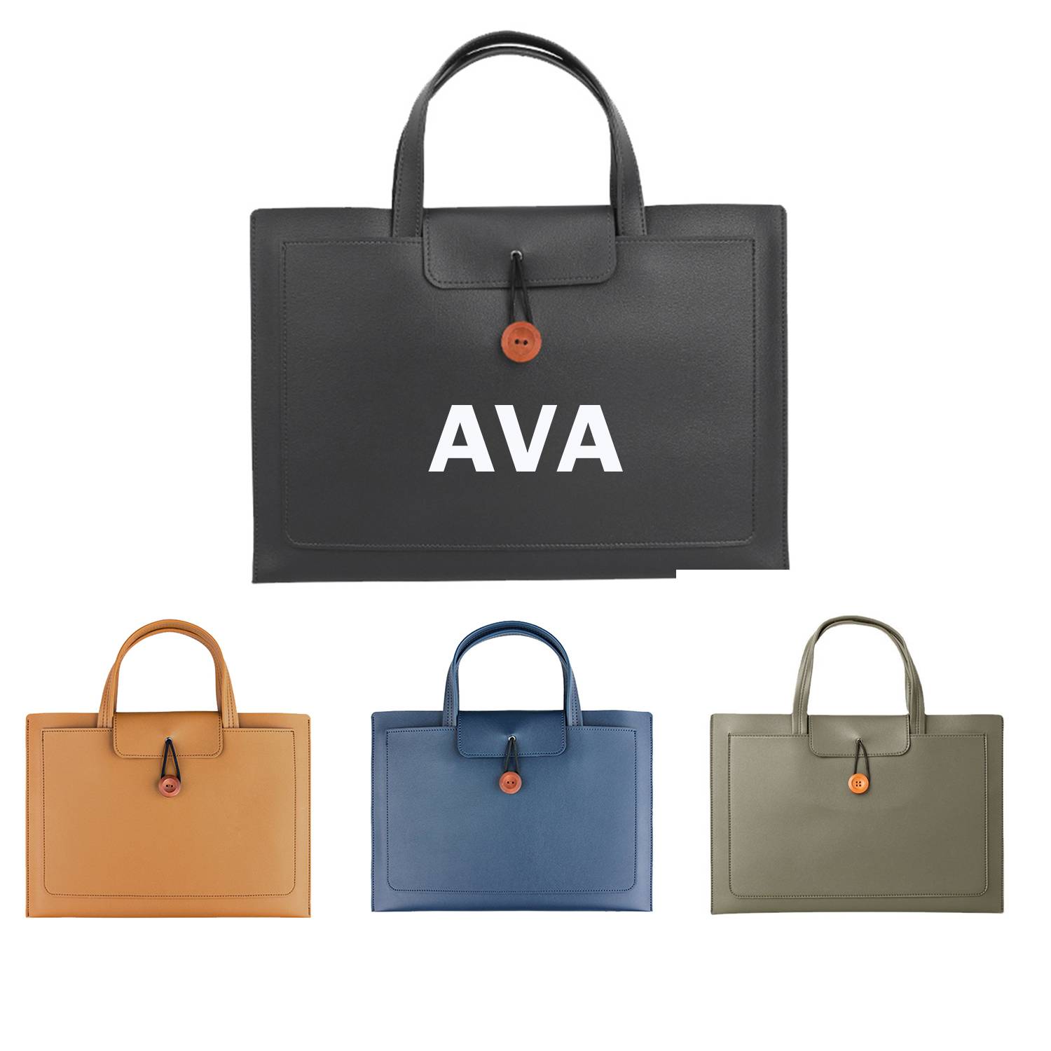 PU Leather Laptop Briefcase 13