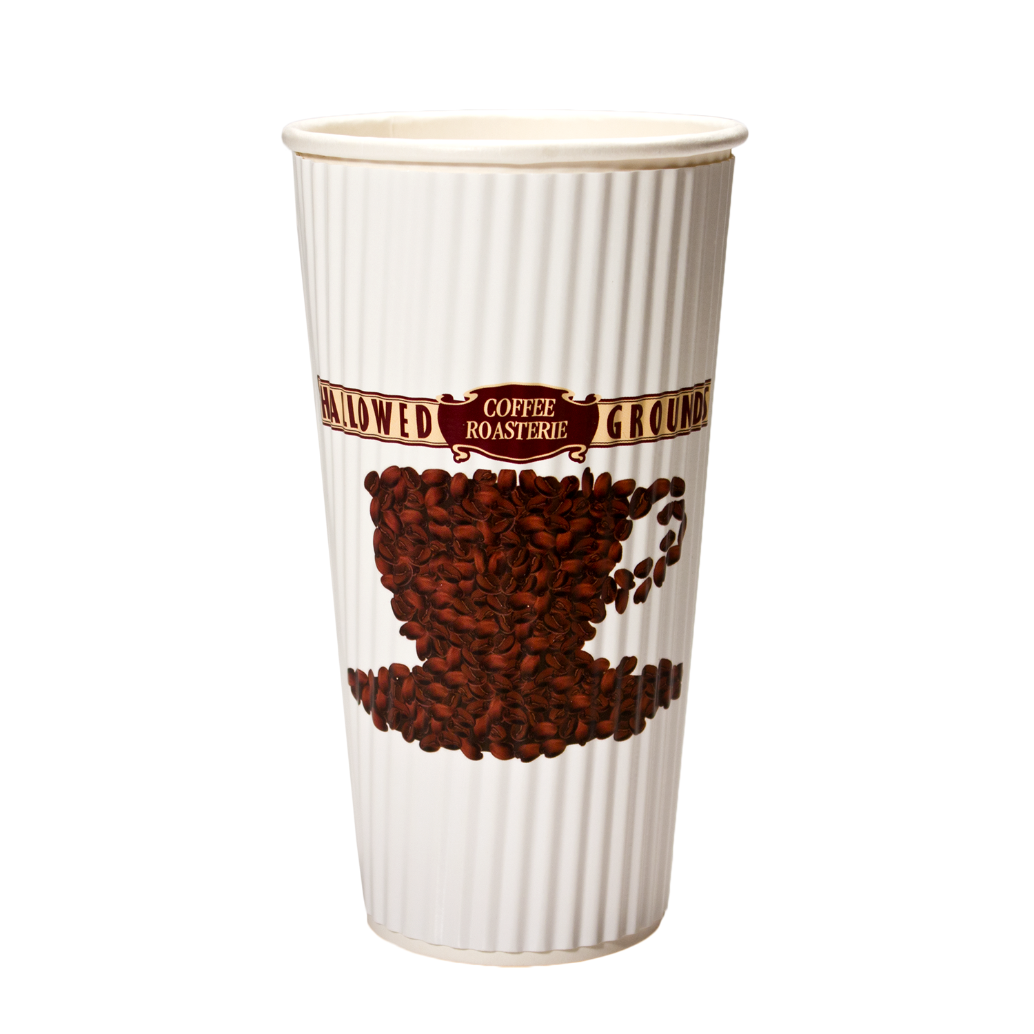 20 oz Rippled Insulated Paper Cup