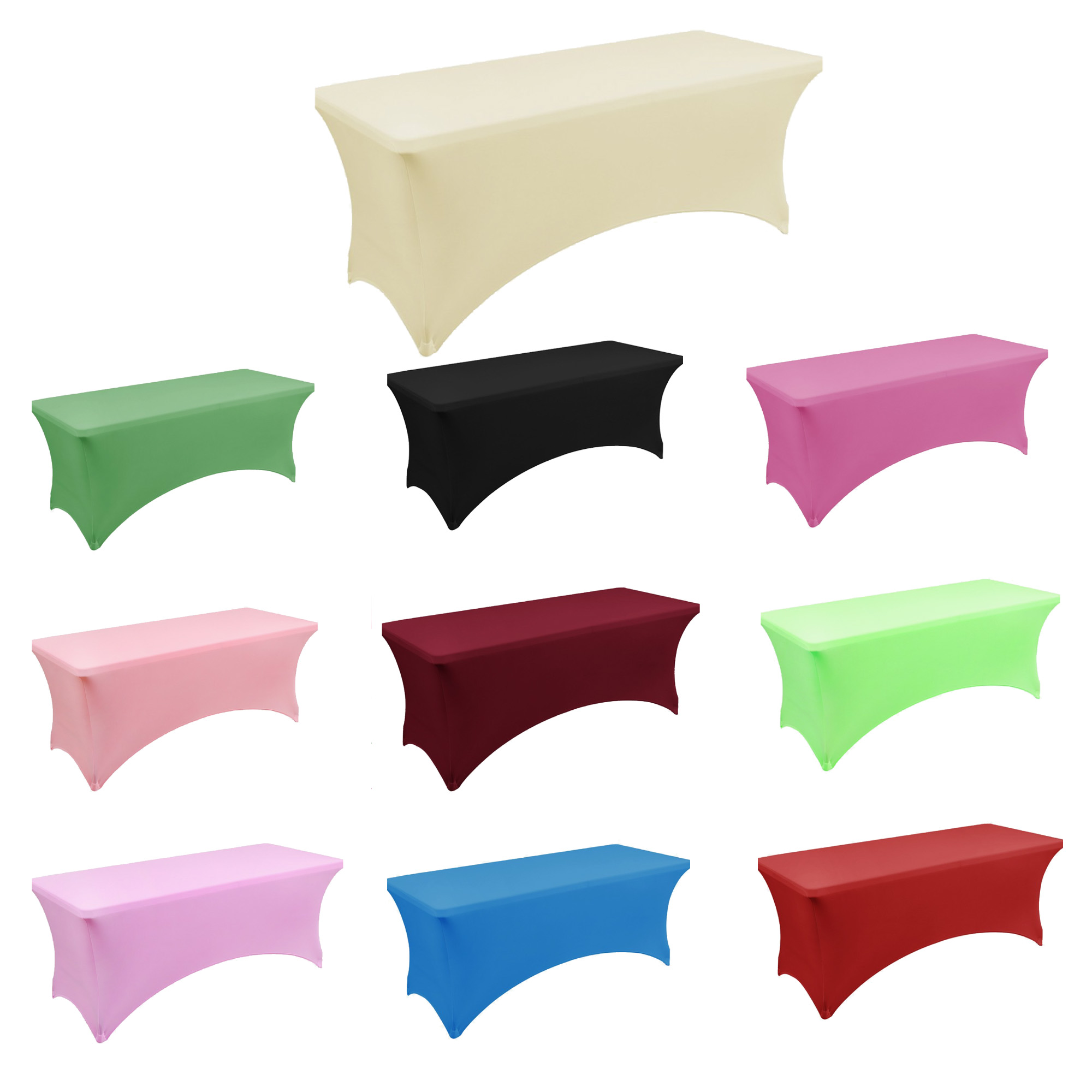 4ft Polyester Stretch Tablecloth 2