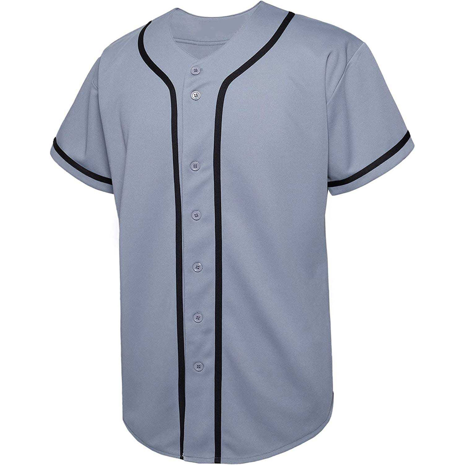 Mens Baseball Jersey Button Down Shirts 11