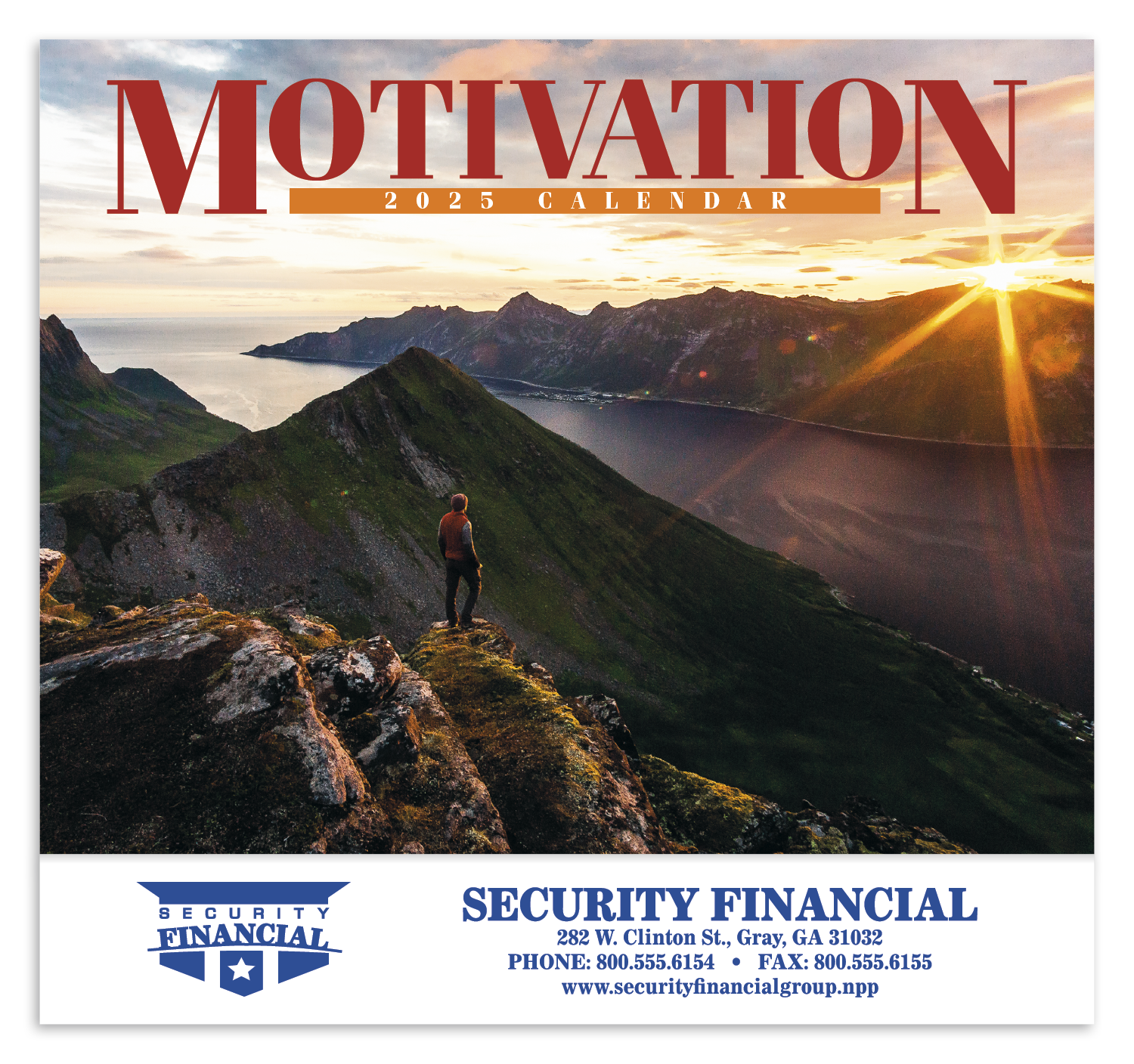 HotLine® Products Motivation Appointment Calendar (Motivational Quotes) - Stapled 9