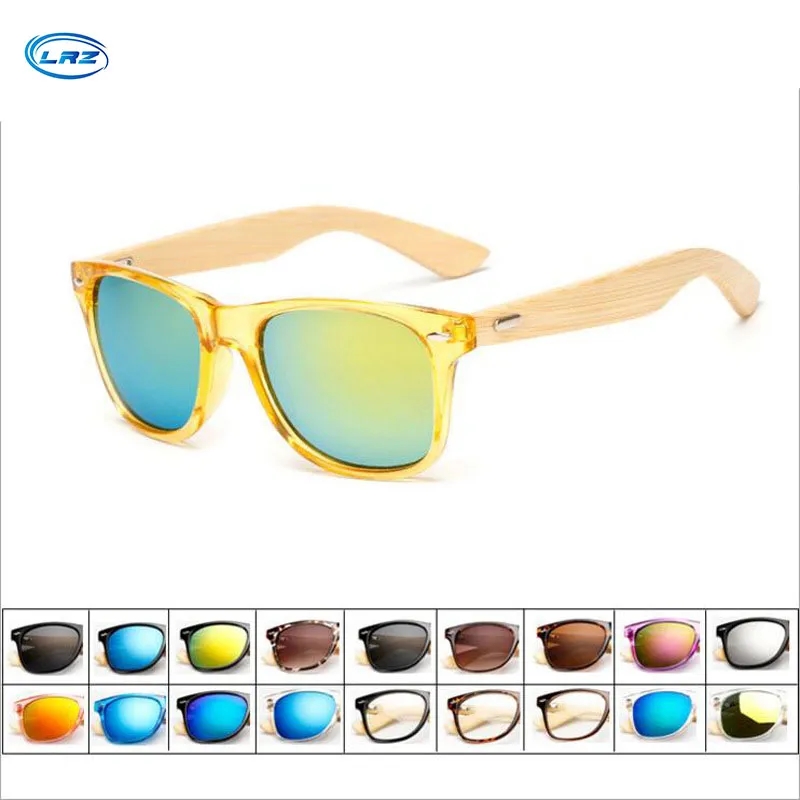 Polarized Wood Glasses Men Wooden Bamboo Sunglasses 4