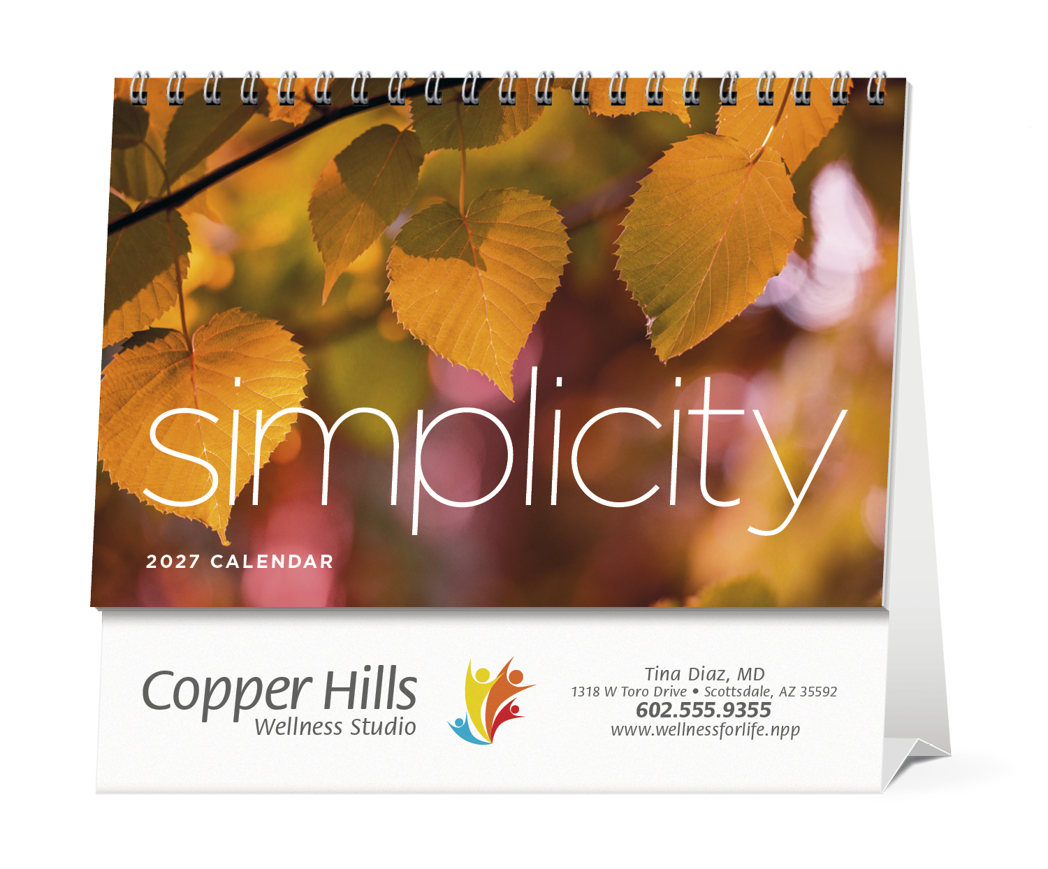 Triumph® Calendars Simplicity Large Desk Calendar 37