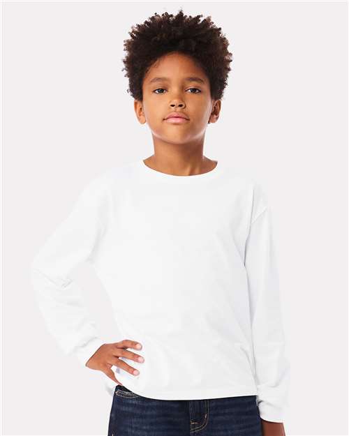 Youth 6oz. Heavyweight Long Sleeve Tee - 3511Y 76