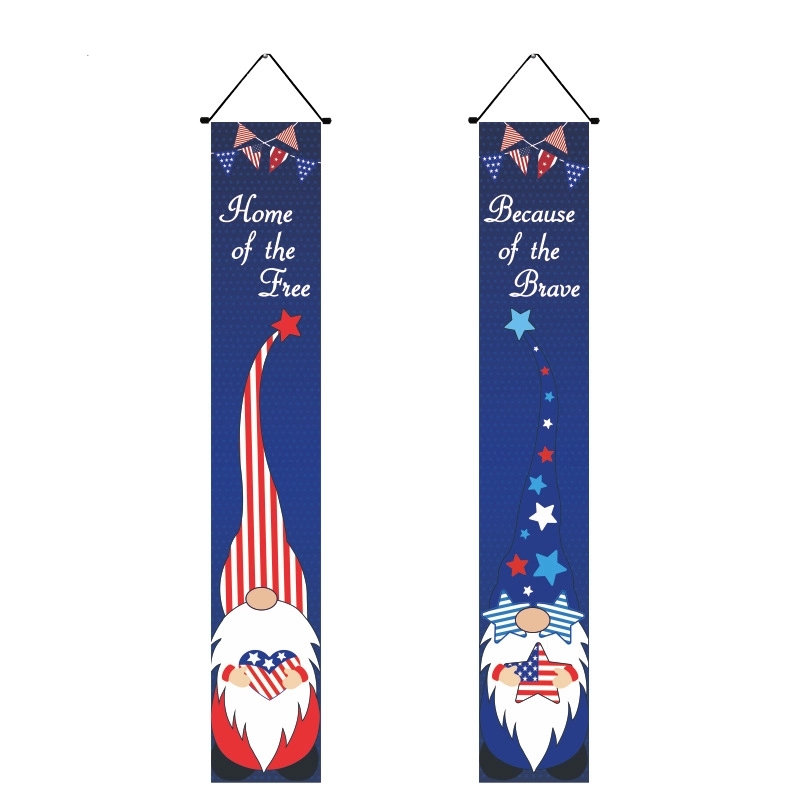 4th of July Porch Signs, Independence Day Door Banners 5
