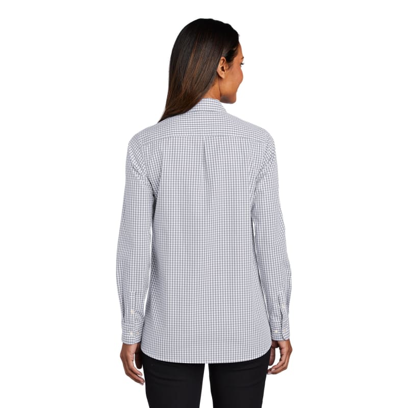 Port Authority Ladies Broadcloth Gingham Easy Care Shirt 7
