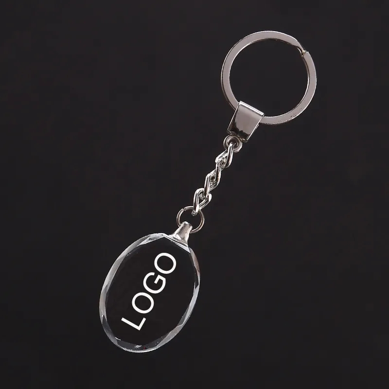 Oval Crystal Key Chain 3