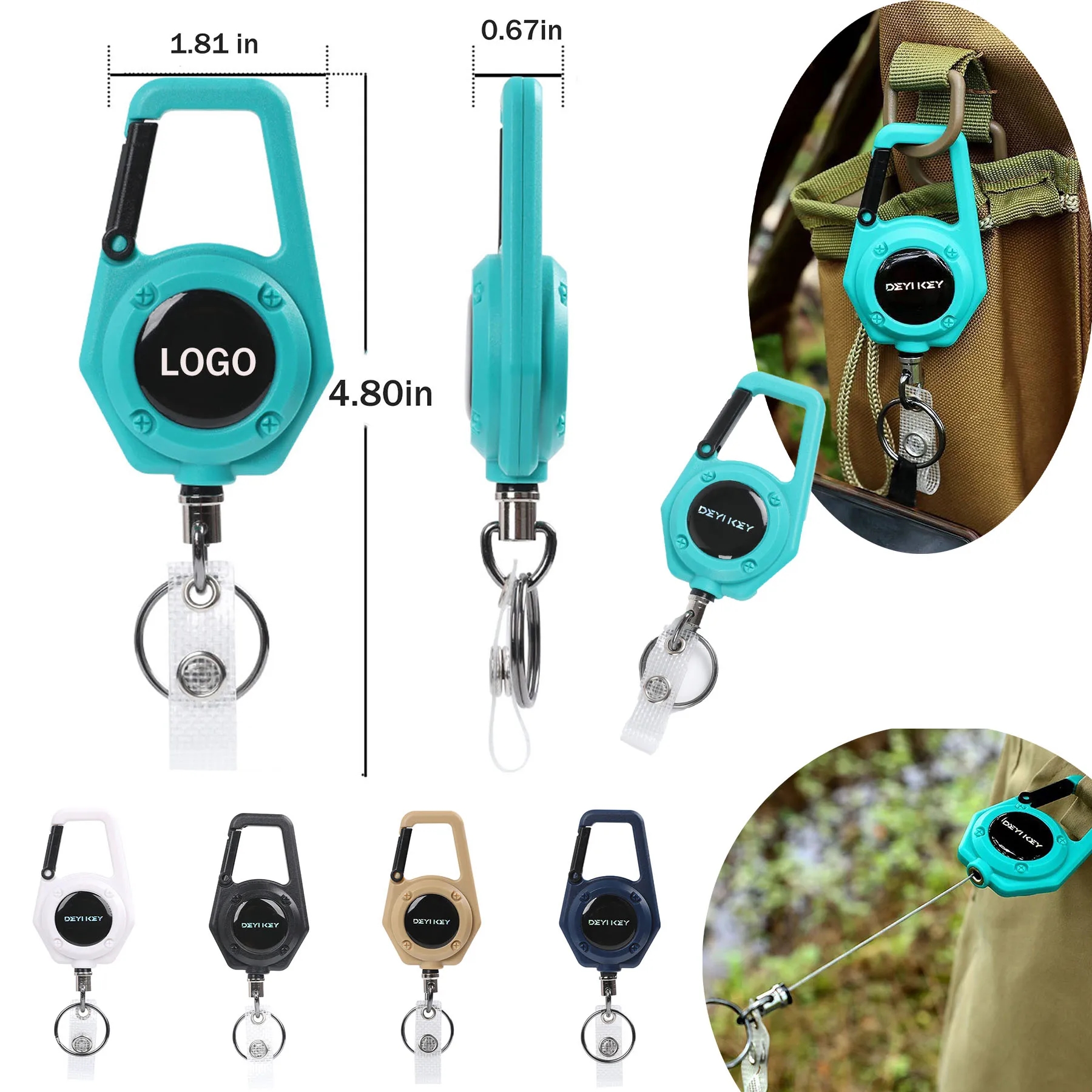 Retractable Climbing Keychain 2