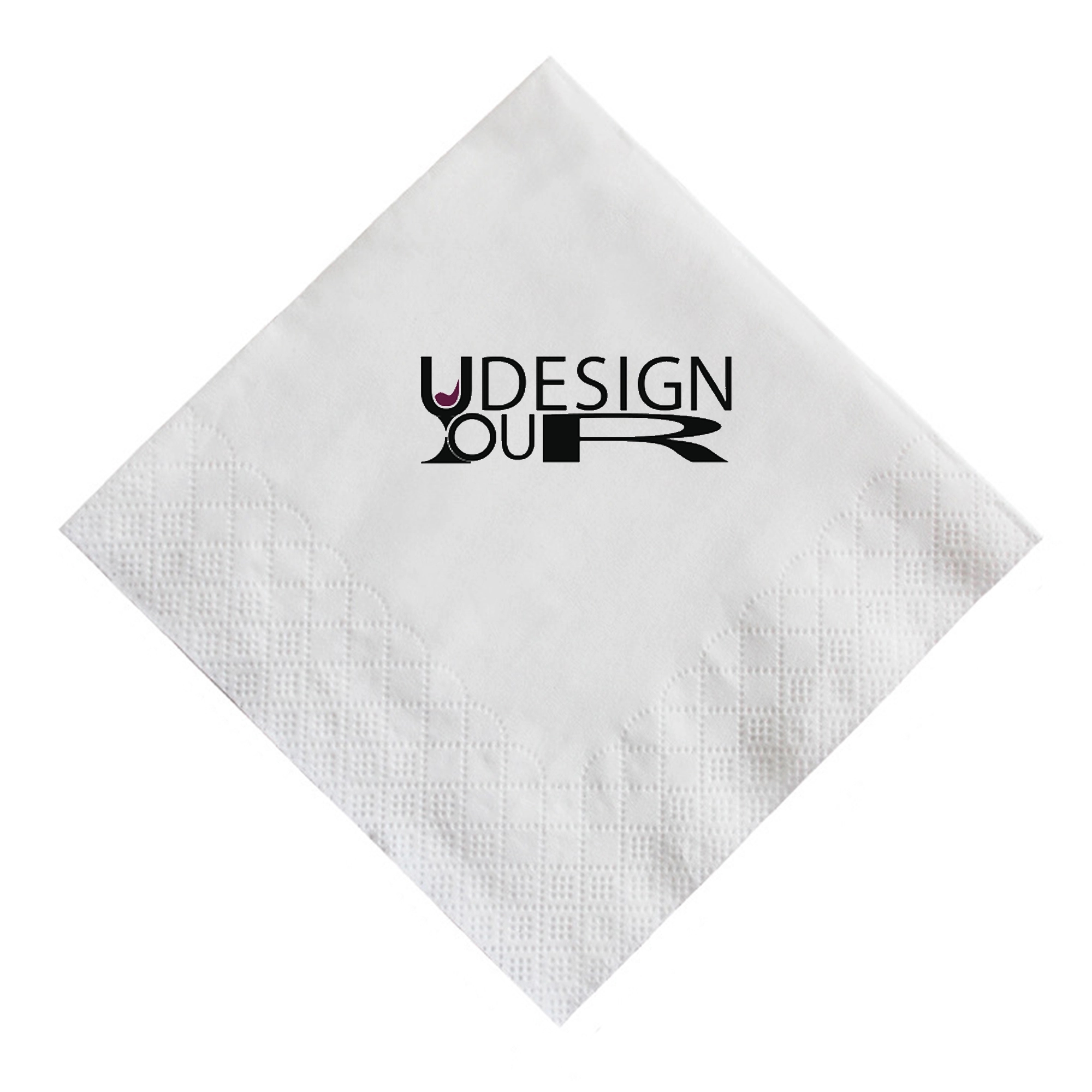 2-Ply White Beverage Napkin 2
