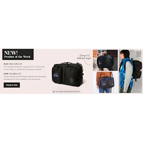 Topo Recycled Global Briefcase 103