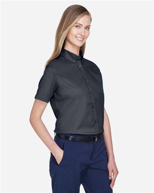 Women's Optimum Short Sleeve Twill Shirt - 78194 13